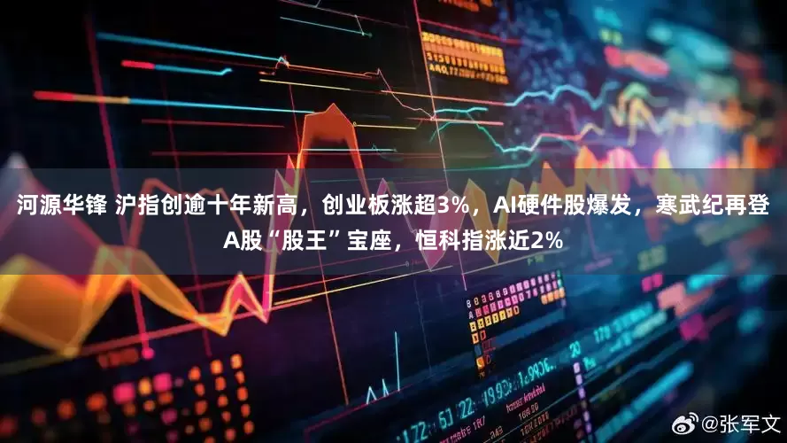 河源华锋 沪指创逾十年新高,创业板涨超3%,AI硬件股爆发,寒武纪再登A股“股王”宝座,恒科指涨近2%